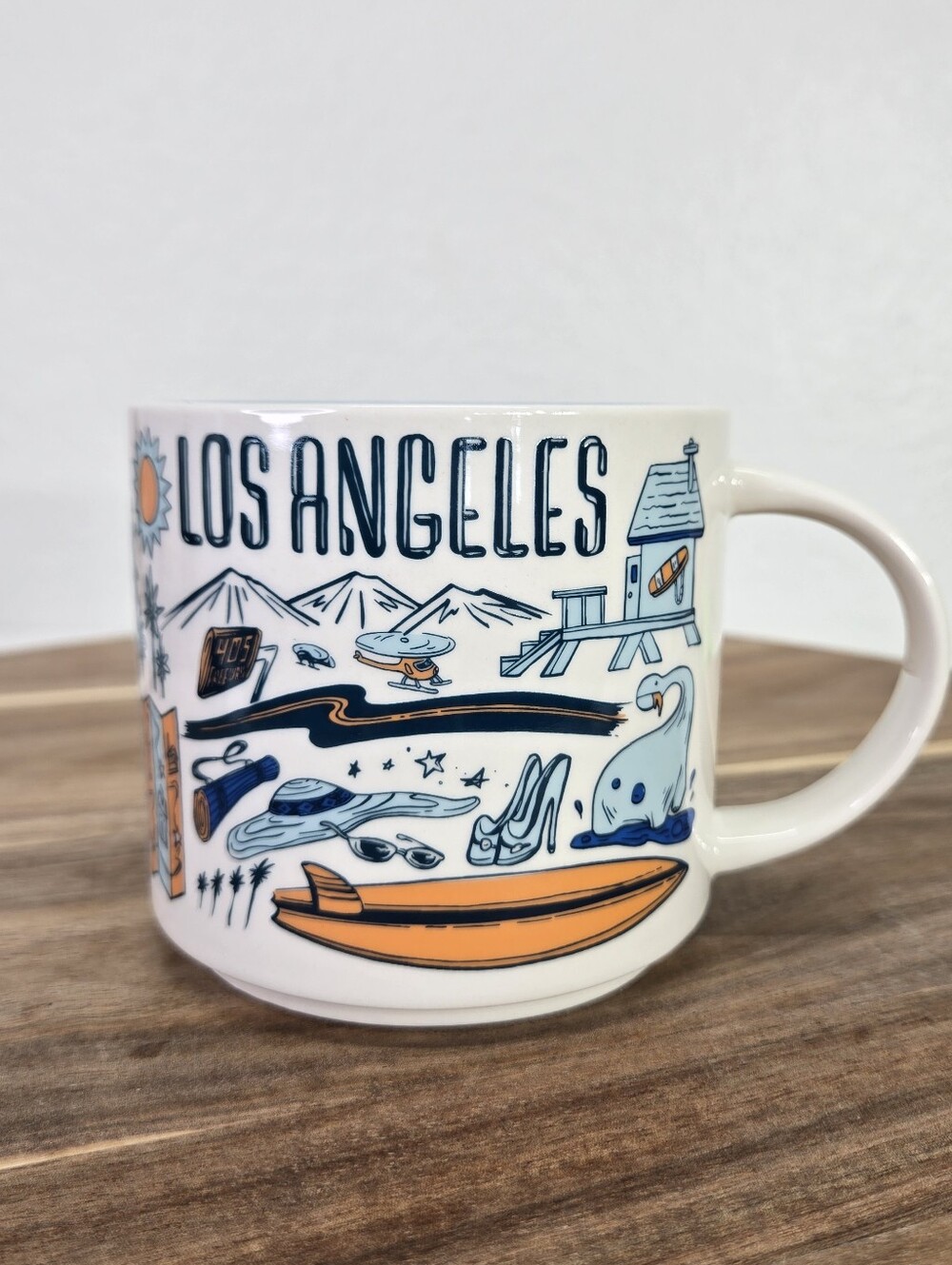 Starbucks Been There Series Los Angeles LA Coffee Mug Cup 14 oz New No Box